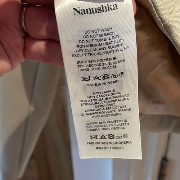 Nanushka harini recycled Cady top new no tags - Picture 7 of 14